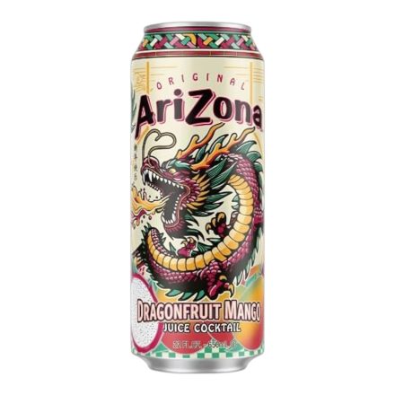 Arizona Dragonfruit Mango Sárkánygyümölcs és mangó ízesítésű tea 650ml Amerika