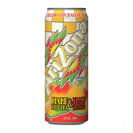 Arizona félig mangó ízű üdítőital félig jeges tea 680ml Amerika