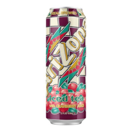 Arizona cranberry ice tea piros Vörösáfonyás jeges tea 650ml Amerika