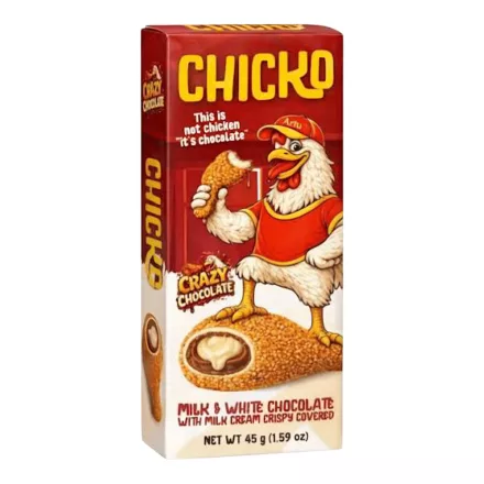 Artu Chicko chicken chocolate csokoládé csirkecomb 50g Törökország