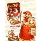 Artu Chicko chicken chocolate csokoládé csirkecomb 50g Törökország