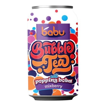 Babu Bubble Tea Mixberry vegyes Bogyós gyümölcs ízű tea 315ml