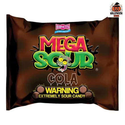 Barnetts Mega Sour Cola Extra Savanyú Kóla Ízű Cukorka 104g