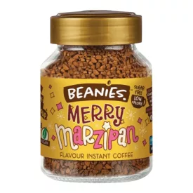    Beanies Merry Marzipan ízesítésű azonnal oldódó kávé 50g Anglia