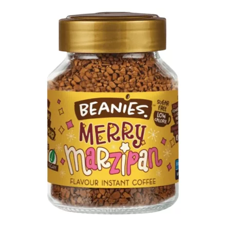  Beanies Merry Marzipan ízesítésű azonnal oldódó kávé 50g Anglia