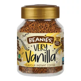    Beanies Very Vanilla Vaníliás ízesítésű azonnal oldódó kávé 50g Anglia