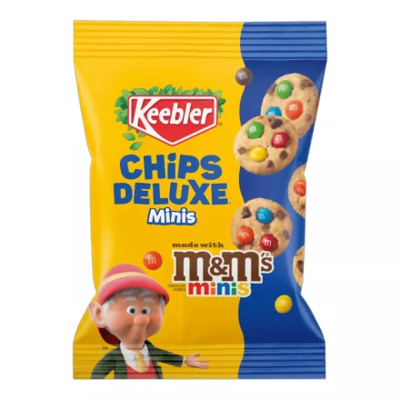 Keebler M&Ms Cookies Chips Delux mini kekszek 45g Amerika