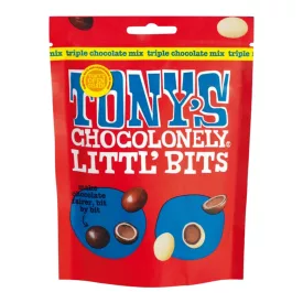 Tonys Littl Bits hármas csokoládé mix 100g Anglia
