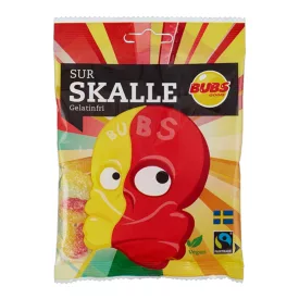 Bubs Sur Skalle koponya formájú savanyú gumicukor 90g