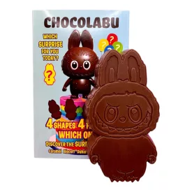   CHOCOLABU Labubu meglepetés csokoládé 4féle ízben és formában 100g