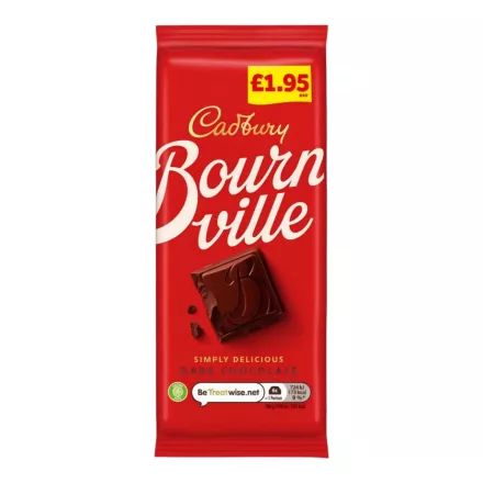 Cadbury Bournville klasszikus étcsokoládé tábla 100g Anglia