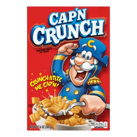 Cap'n Crunch Original karamella és vanília ízű gabonapehely 360g Amerika