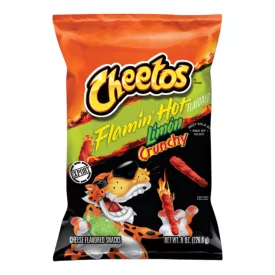   Cheetos Flamin Hot Crunchy Limón Crunchy chips 226.8g Amerika