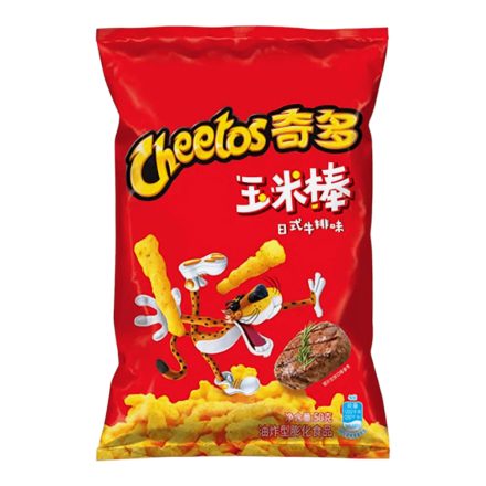 Cheetos japán Steak ízű chips China 90g