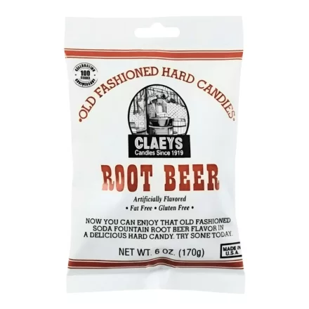 Claeys Root Beer Hard Candy keménycukorka 170g Amerika