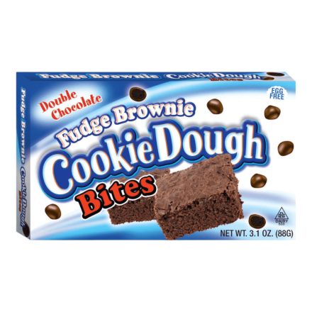 Cookie Dough Bites Double Chocolate Fudge Brownie keksz falatok 88g