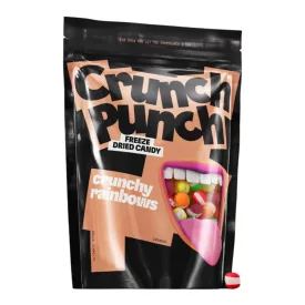   Crunch Punch Crunchy Rainbows Ropogós szivárványos édesség 100g