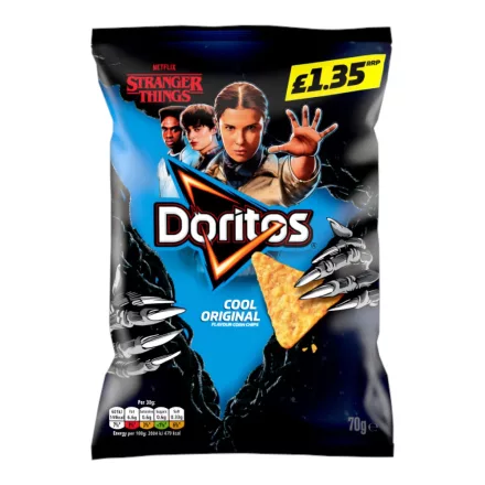  Doritos Stranger Things Cool Original sós ízű tortilla chips 70g Anglia