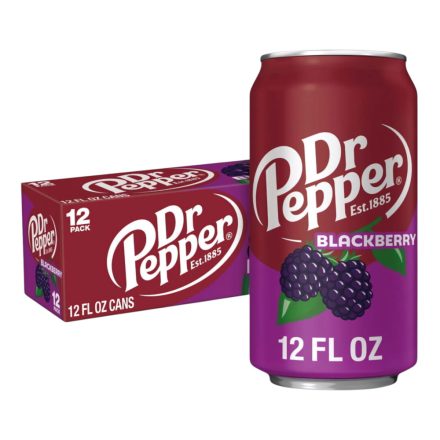 Dr Pepper Blackberry fekete szeder ízű üdítőital csomag 12×355ml Amerika