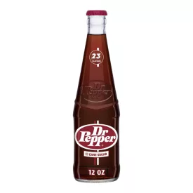 Dr Pepper Real Sugar üveges cola 355ml Texas
