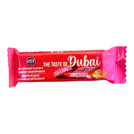 Elit Taste of Dubai eper ízesítésű csokoládé 30g