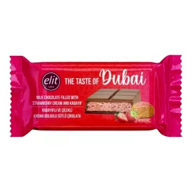 Elit Taste of Dubai eper ízesítésű csokoládé 90g