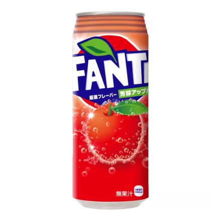 Fanta Rich Apple alma ízű szénsavas üdítőital Japan 500ml 