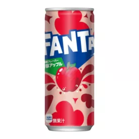   Fanta Rich Apple piros alma ízű Szénsavas üdítő 250ml Japán