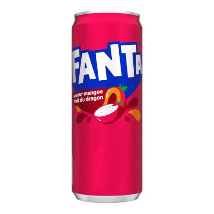 Fanta mangó és sárkánygyümölcs 330ml