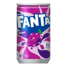   FANTA lila szőlő ízű szénsavas üdítőital 160ml Japán