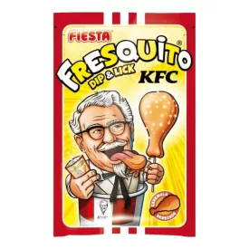   Fiesta Fresquito Dip and Lick KFC robbanócukros mártogatós savanyú nyalóka rágóval 17g