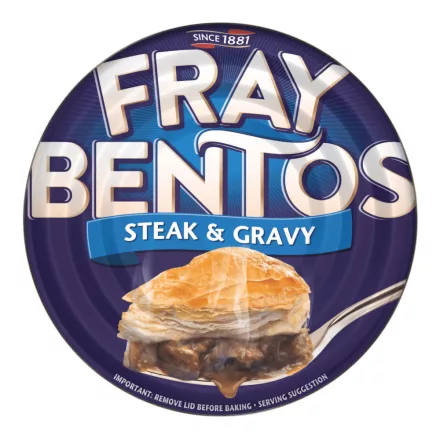 Fray Bentos Steak és Gravy Pie készétel 425g Anglia