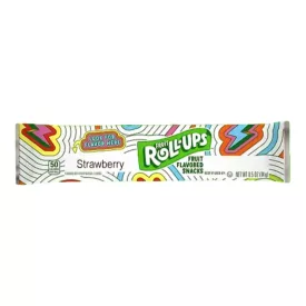  Fruit Roll Ups felcsavarható gumicukor eper ízben nyelv tetkóval 14g Amerika