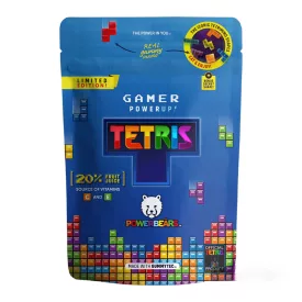 Powerbears Gamer PowerUp Tetris formájú gumicukor 125g