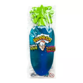   Warheads Super Sour Tongue Gel szuper savanyú gyümölcsízű zselé kék málna 40g