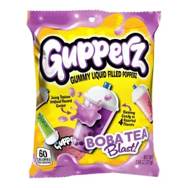 Gupperz Boba Tea Blast töltött gumicukor 72g Amerika