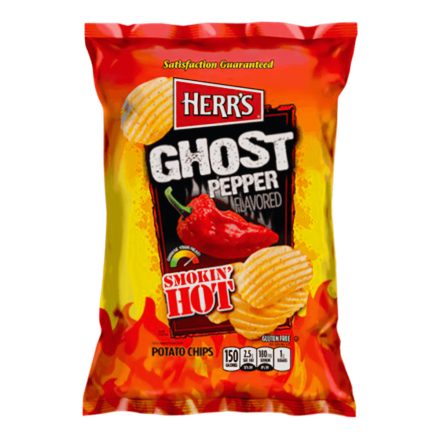 HERR’S GHOST PEPPER POTATO CHIPS 170G