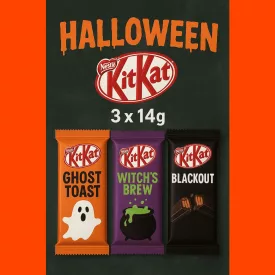 Halloween-i Amerikai Kit kat csomag 3x14g