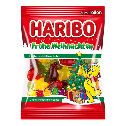  Haribo Frohe Weihnachten karácsonyi gumicukor 200g