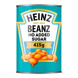   Heinz No Added Sugar Baked Beans cukormentes sült babkonzerv 415g Anglia