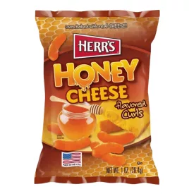 Herrs mézes sajtos pufi chips 28g Amerika