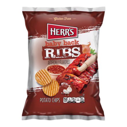 Herr's Baby Back Ribs Chips 170g