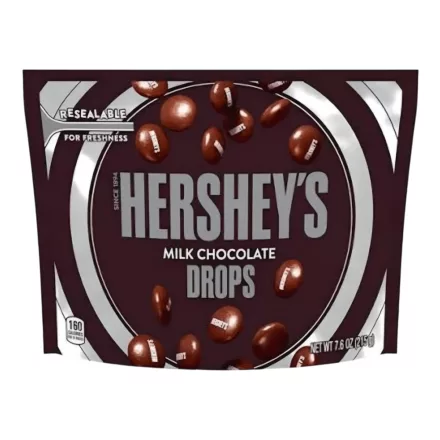 Hersheys Milk Chocolate Drops ropogós tejcsokoládé drazsé 215g Amerika