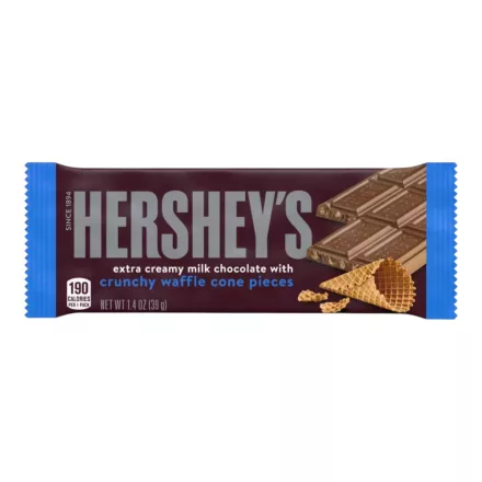 Hersheys édestölcsér darabkákkal töltött csokoládé 39g Amerika