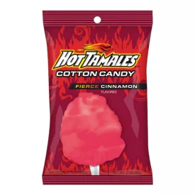   Hot Tamales Cotton Candy Fierce Cinnamon fahéjas vattacukor 85g Amerika