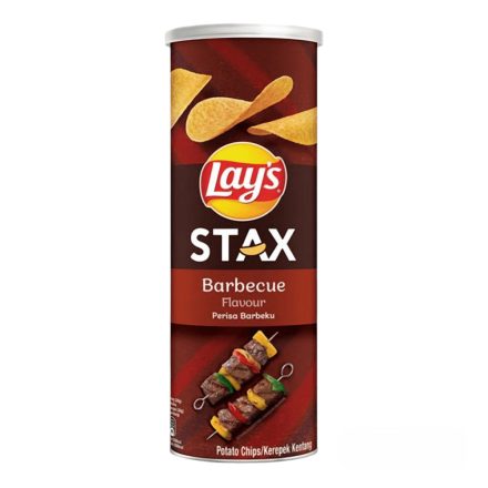 Lays Stax BBQ ízű chips 135g