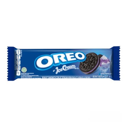 Oreo Ice Cream Blueberry áfonyás krémmel töltött keksz 27,6g