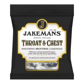 Jakemans Throat Chest Erős mentolos cukorka 73g Anglia