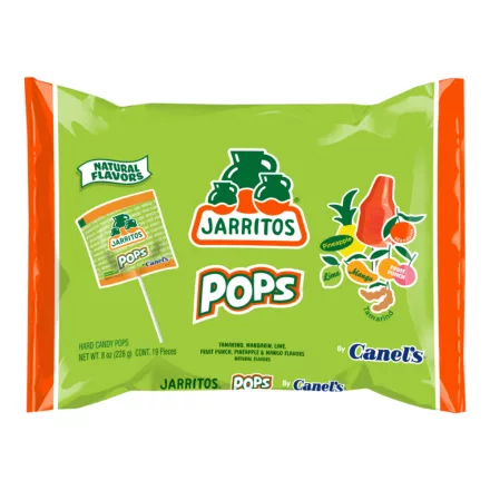 Jarritos Pops gyümölcsös nyalóka válogatás csomag 228g