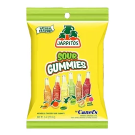   Jarritos Sour Jelly Candies gyümölcsös savanyú zselés cukorka 226g